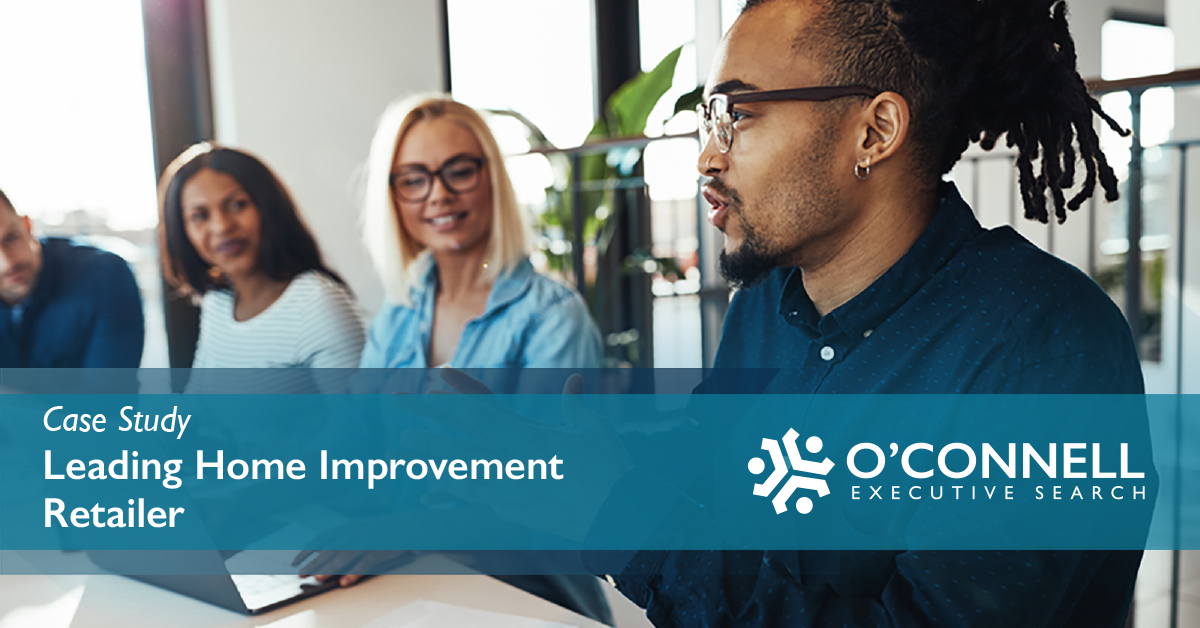 2023-OCG-case-study-graphic-home-improvement-retailer Leading home improvement retailer case study showing a man speaking to colleagues seated at a table